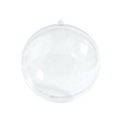 4-16 cm Clear Plastic Ball  Bauble Christmas Tree Decoration Wedding Party Candy Gift DIY Balls
